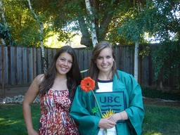 Graduate with Rosalie