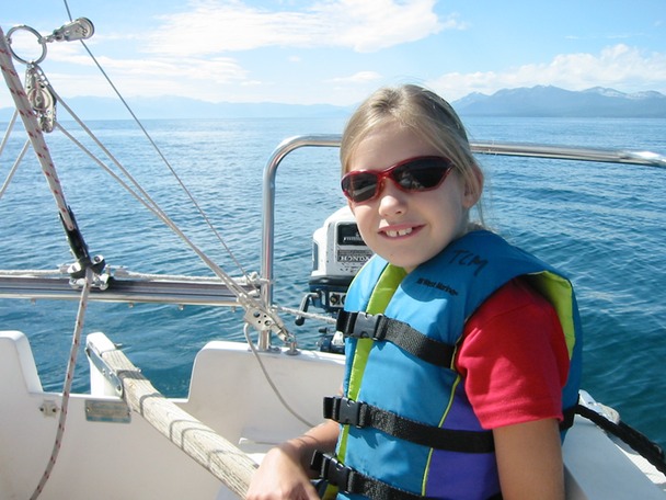 Sailing on Lake Tahoe